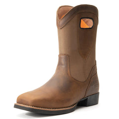 Men's 11 Inch Boots Oxford Cloth Waterproof Soft Toe Boots