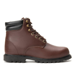 Men's 6" Full Leather Waterproof Safety Toe Work Boots