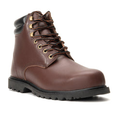 Men's 6" Full Leather Waterproof Safety Toe Work Boots
