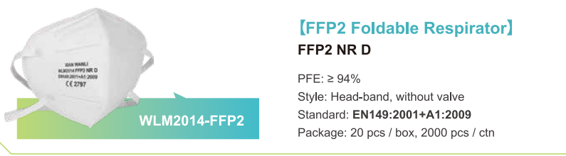 FFP2 Foldable Respirator NR D
