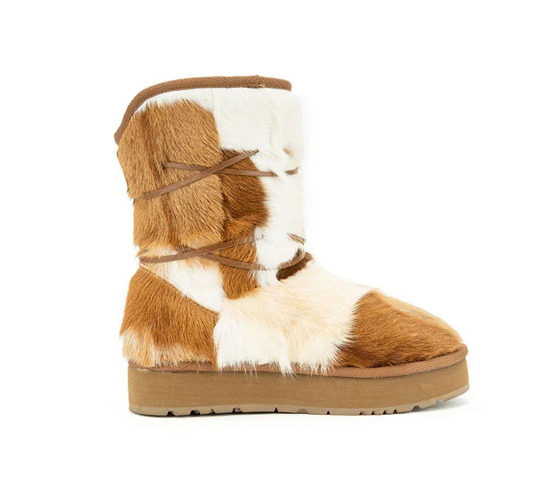 Foote Brother Women’s Artisan Winter Boots –Australian Merino Wool, Full-Grain Leather, Heritage Details, Warm & Non-Slip Sole