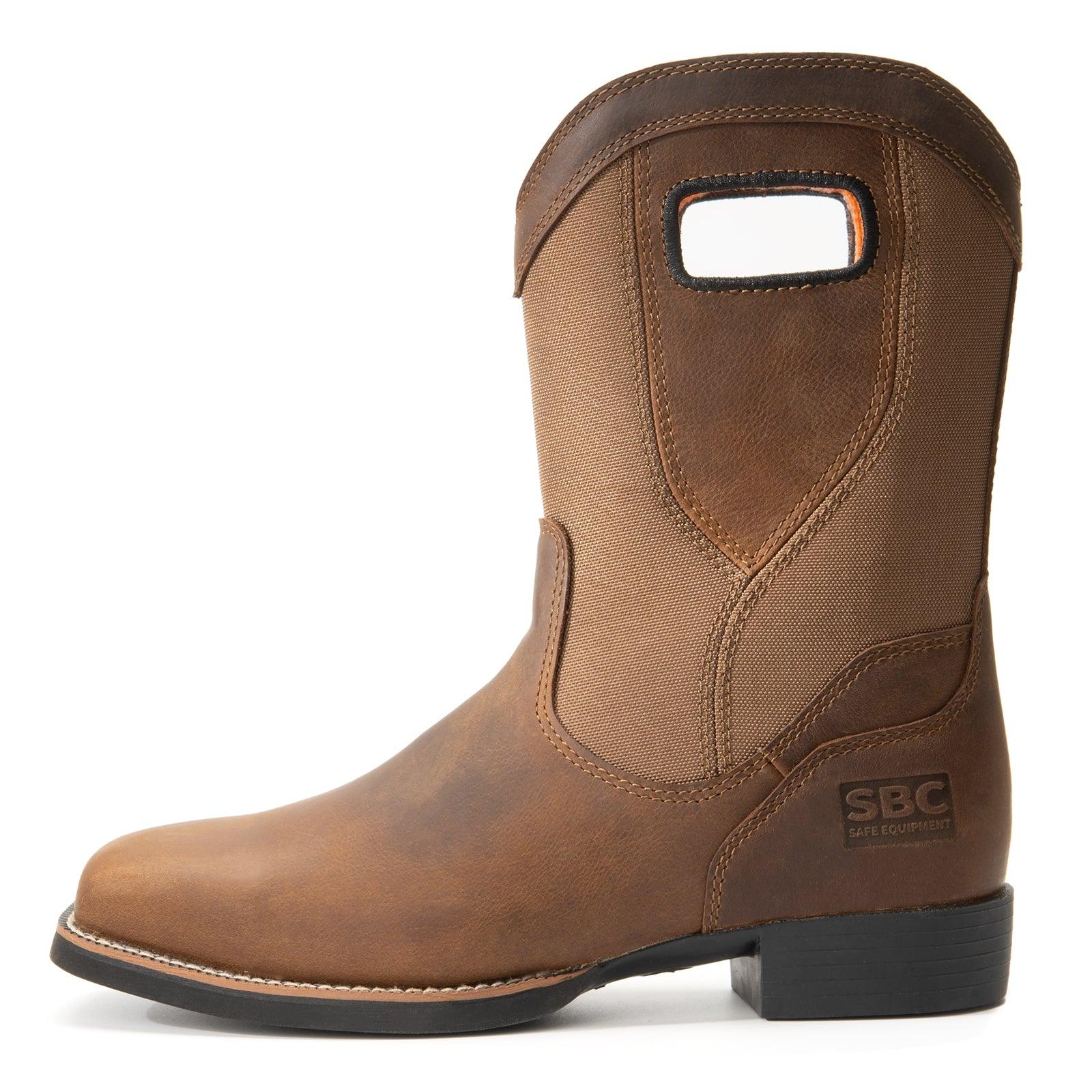 Men's 11 Inch Boots Oxford Cloth Waterproof Soft Toe Boots