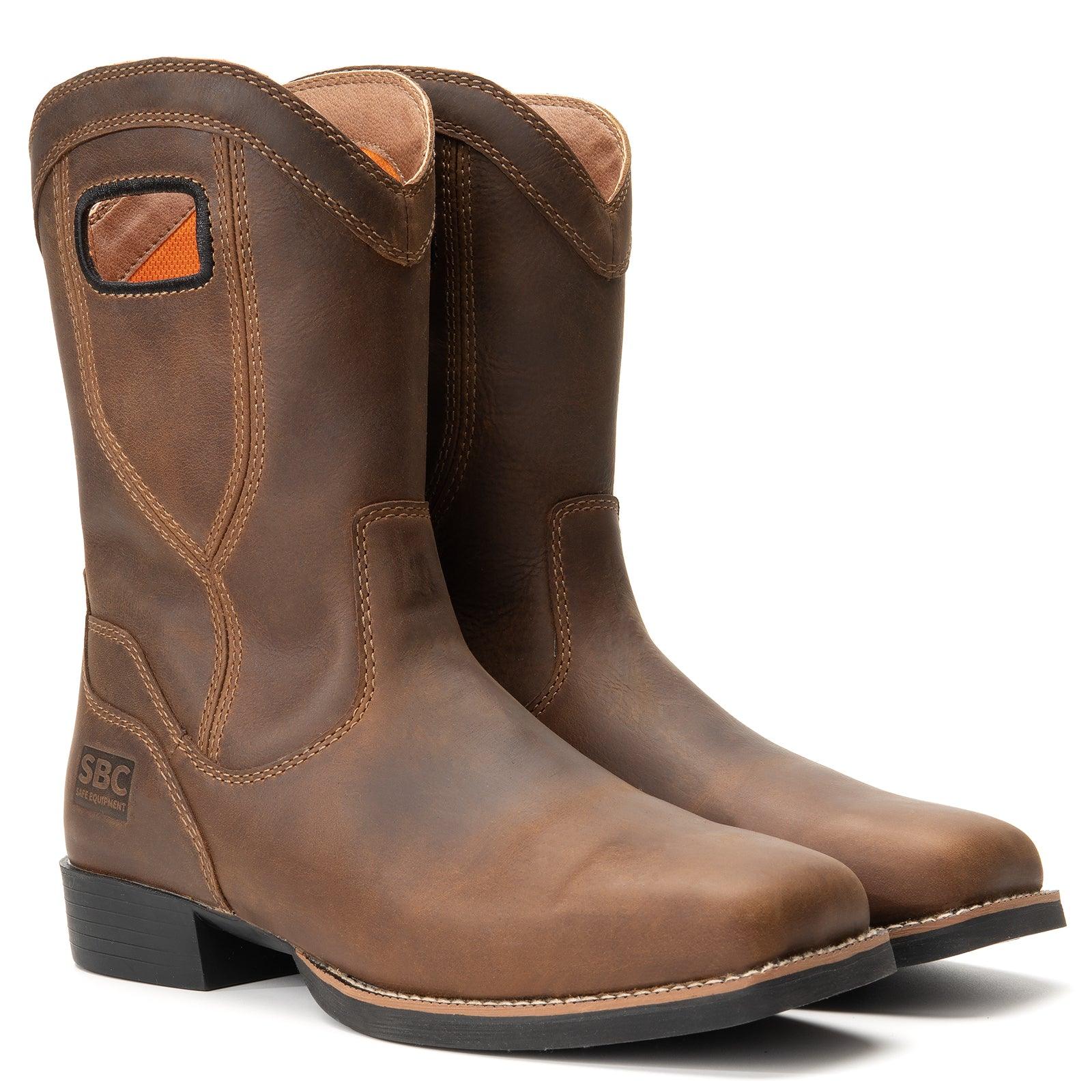 Men's 11-inch Waterproof Safety Toe Pull-On Boot
