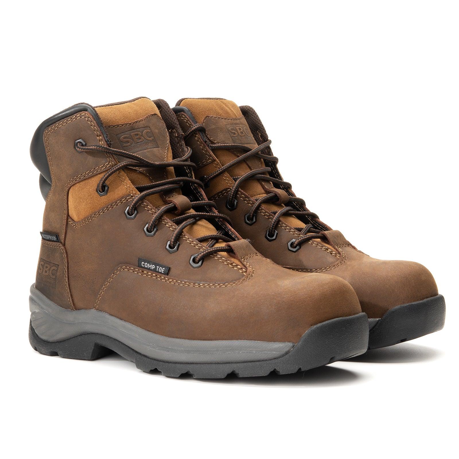 Men's 6-inch Waterproof Insulated Safety Toe Work Shoes