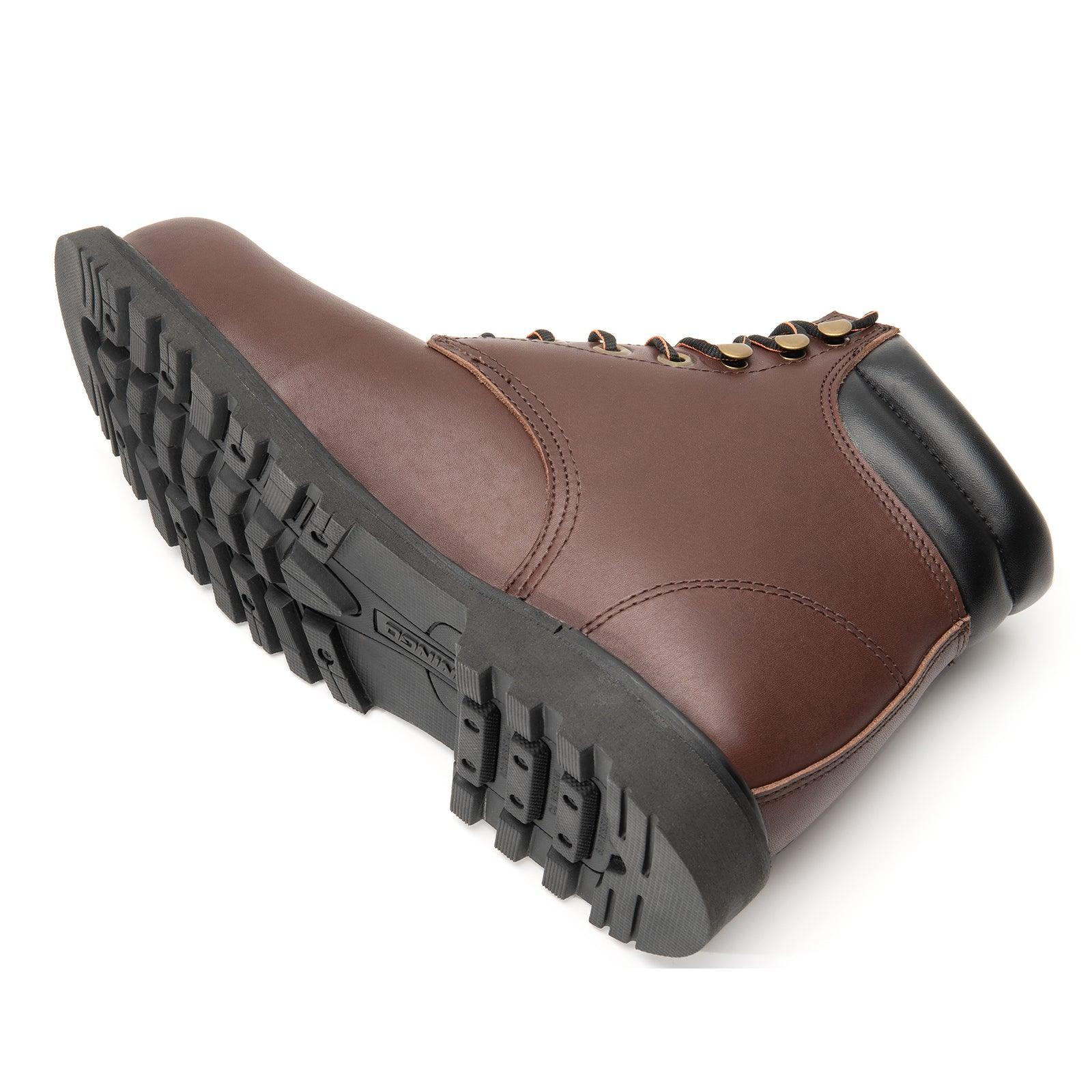 Men's 6" Full Leather Waterproof Safety Toe Work Boots