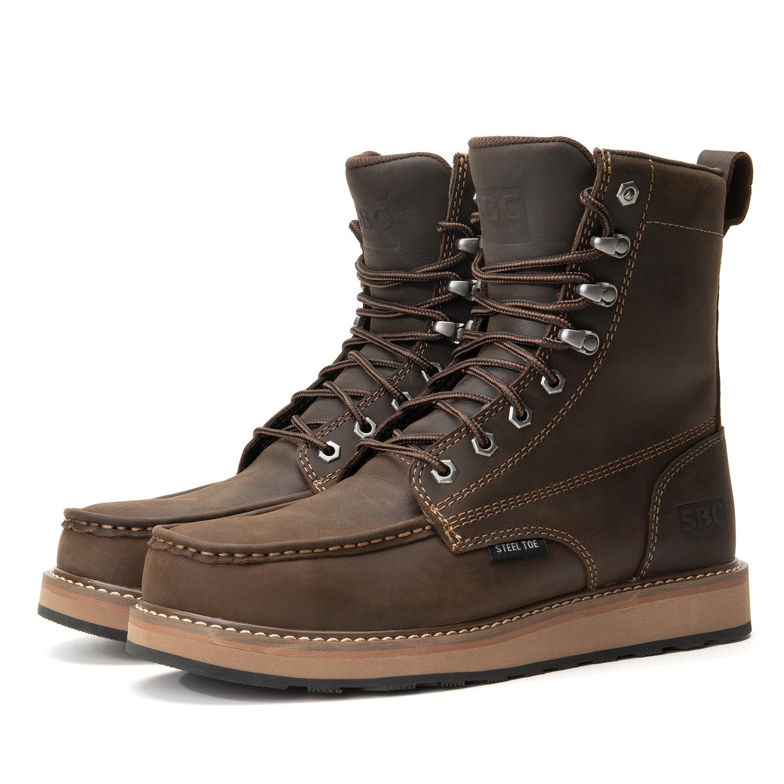 Men's 6-inch Waterproof  Soft Toe Work Boots